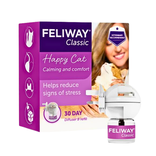 Feliway Classic 30 Days Calming Starter Kit with Plug in Diffuser and Refill 48ml