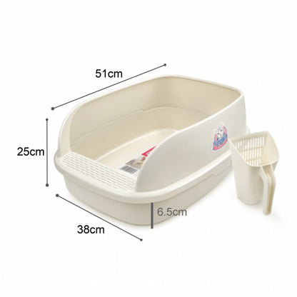 CATIDEA Litter Box - Big Bread Litter Guard Bin Size M/ 8L