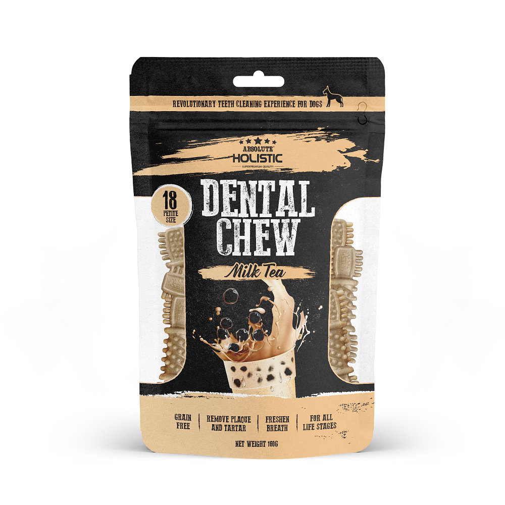 Absolute Holistic Dental Chew Milk Tea Value Pack 160g