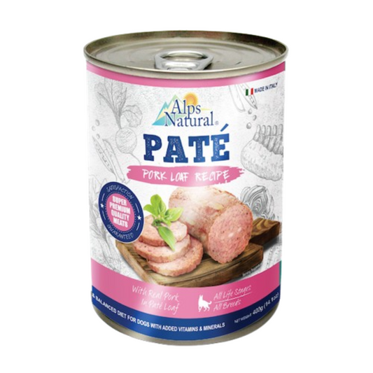 Alps Natural Paté Wet Food - Pork Loaf Recipe 400g