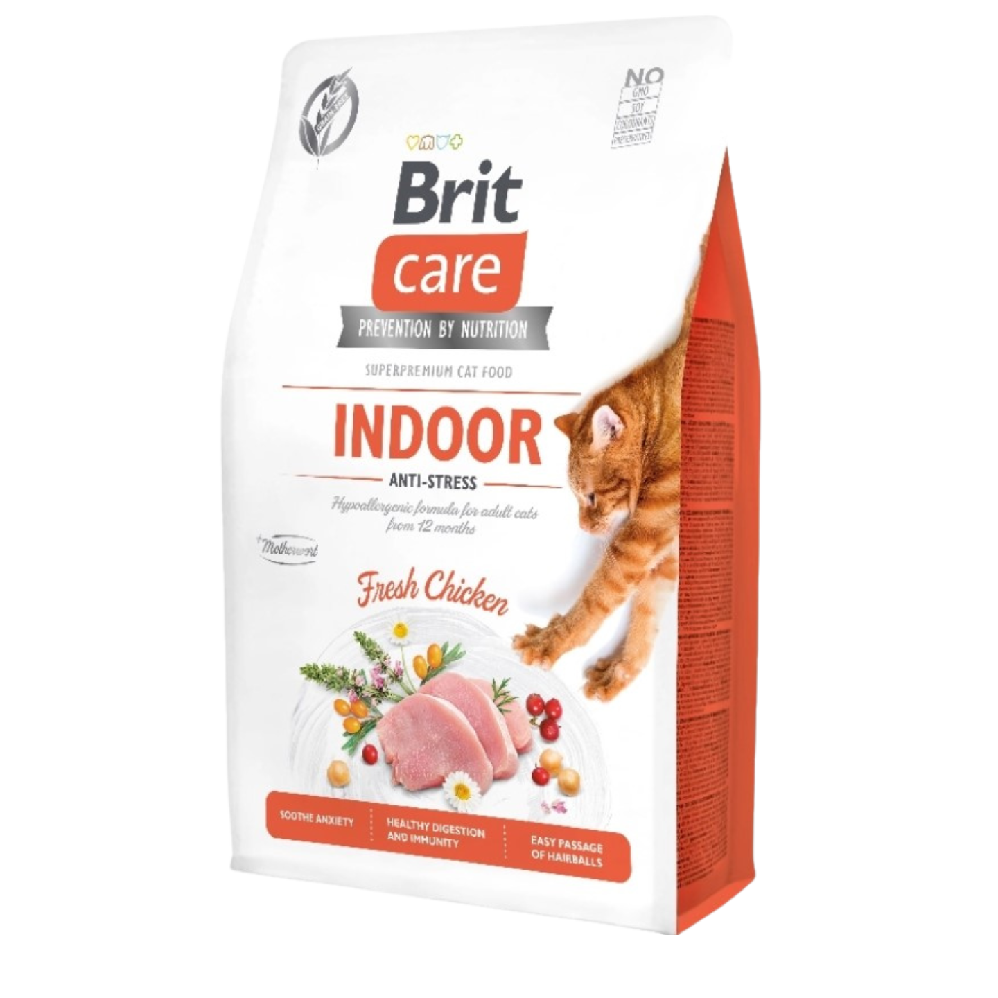Brit Care Grain-Free Indoor Anti-Stress Dry Cat Food 7kg