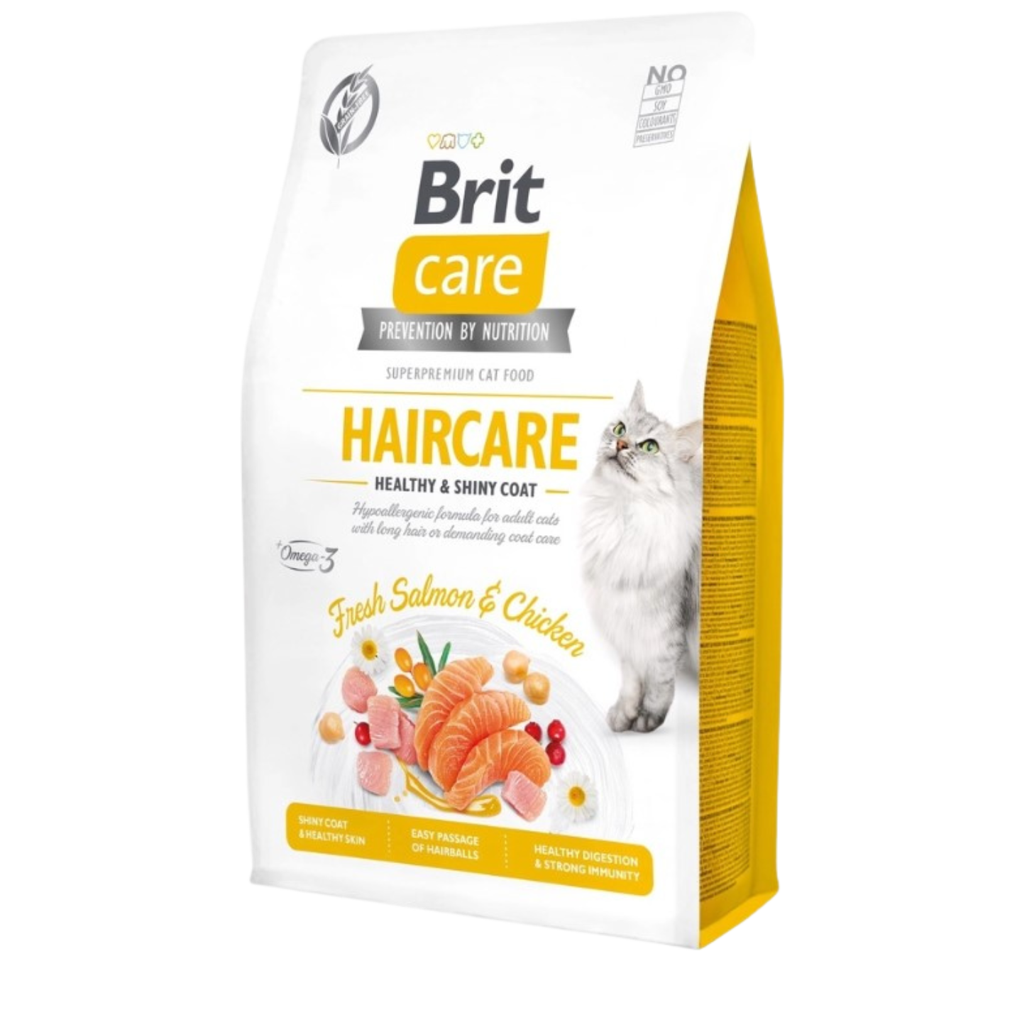Brit Care Grain-Free Haircare Healthy & Shiny Coat Dry Cat Food 7kg