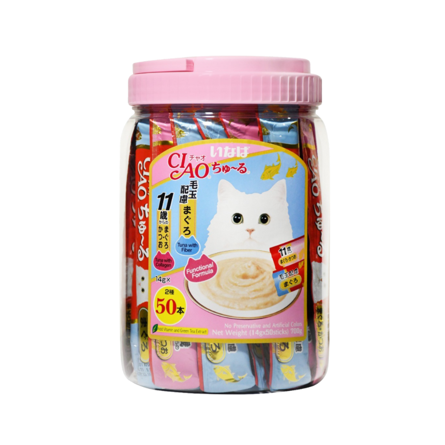 Ciao Churu Collagen Functional Mix Festive Pack 14g 50 Sticks