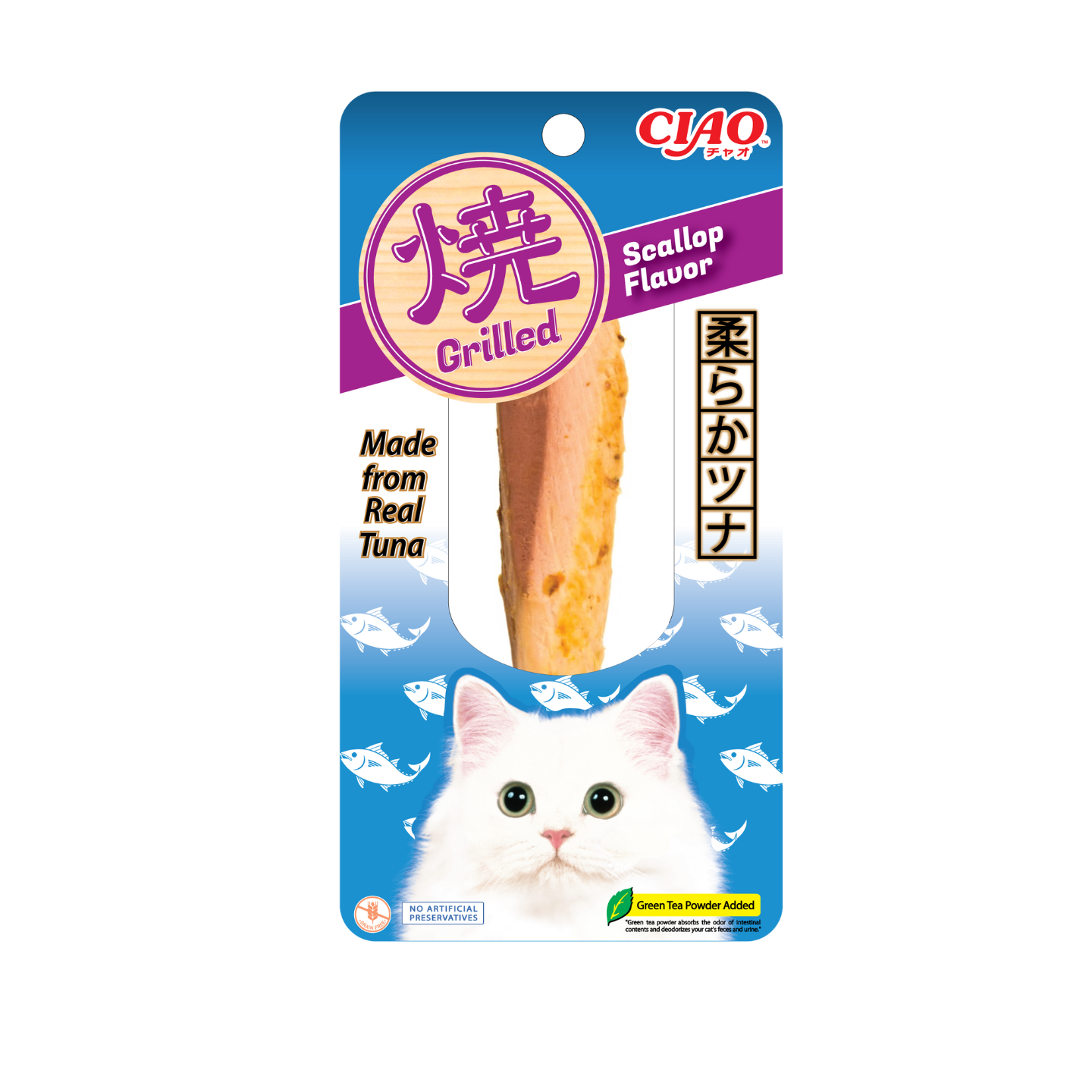 Ciao Grilled Tuna Fillet Scallop Flavour 15g