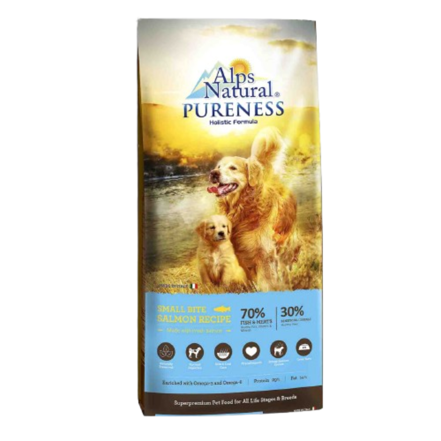 Alps Natural Pureness Holistic Small Bite Salmon Dry Dog Food 13kg
