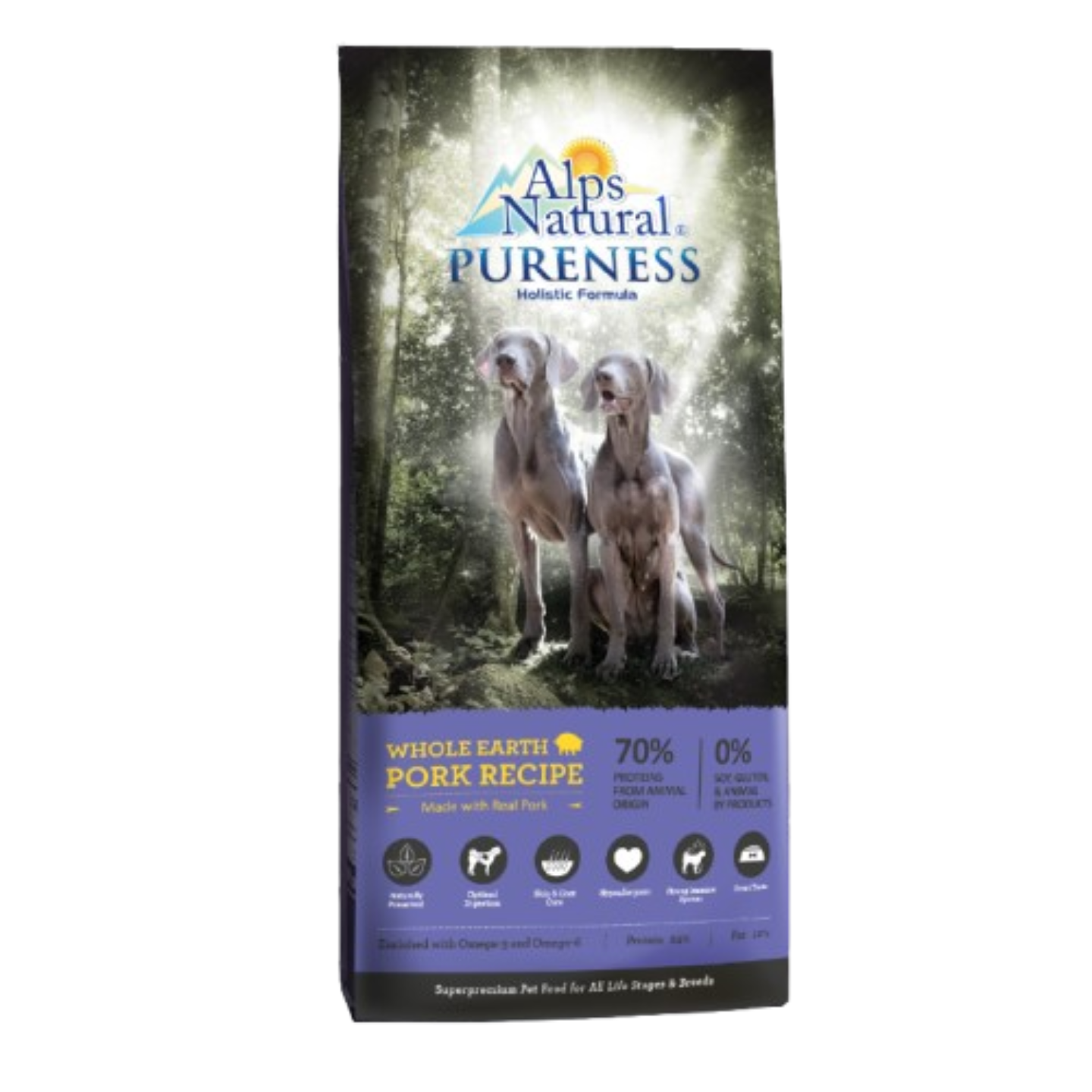 Alps Natural Pureness Holistic Pork Recipe Dry Dog Food (13kg)