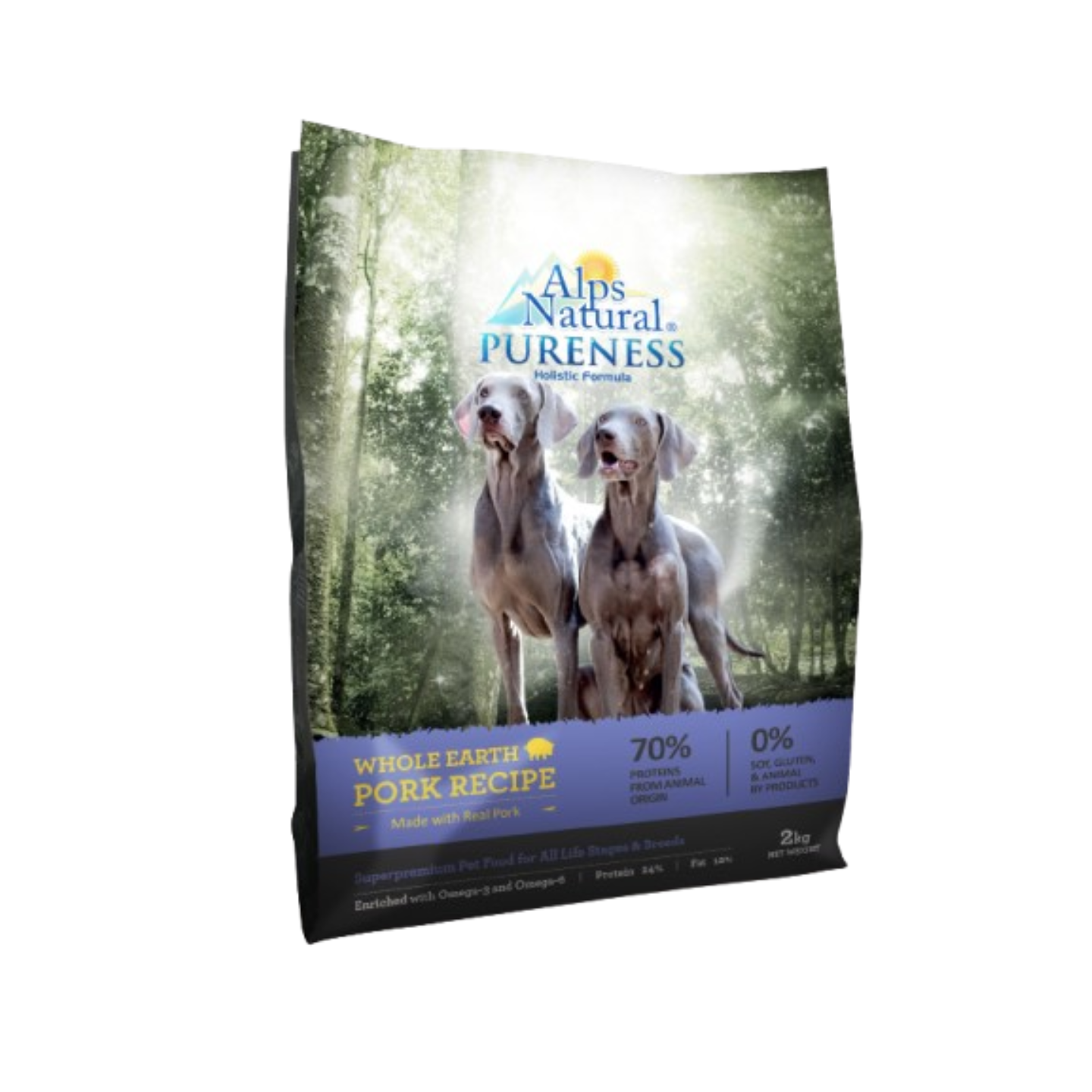 Alps Natural Pureness Holistic Pork Dry Dog Food 2kg