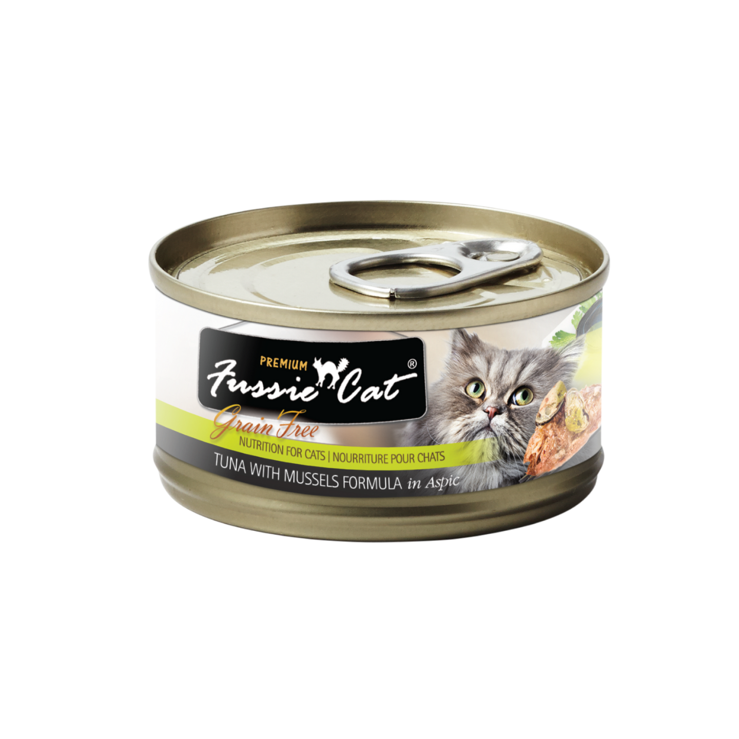 Fussie Cat Black Label Tuna with Mussels 24 Cans