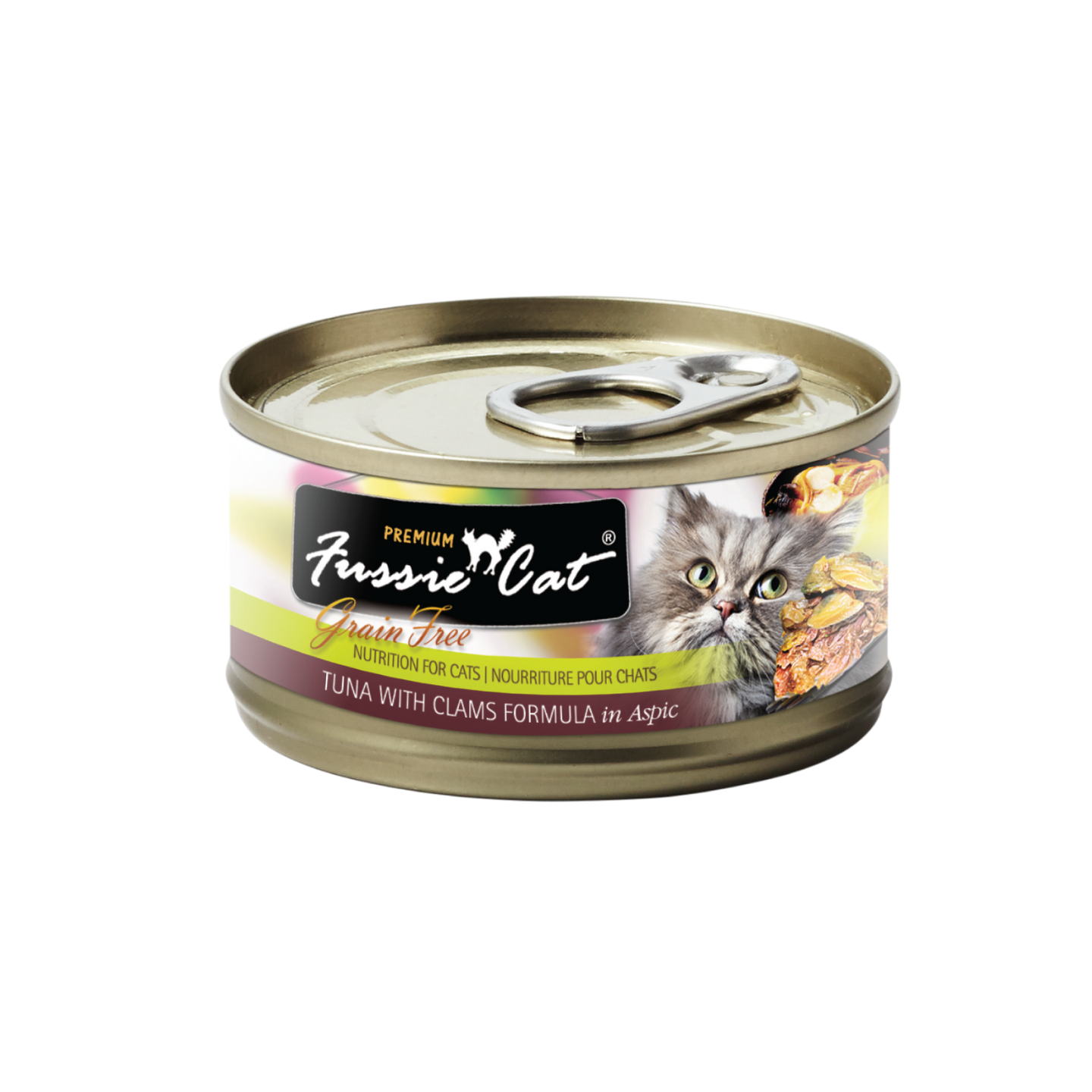 Fussie Cat Black Label Tuna with Clams 24 Cans