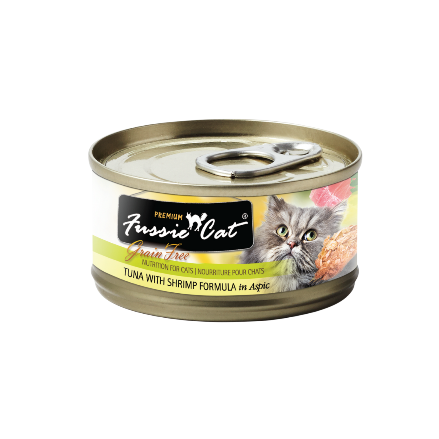 Fussie Cat Black Label Tuna with Shrimp 24 Cans