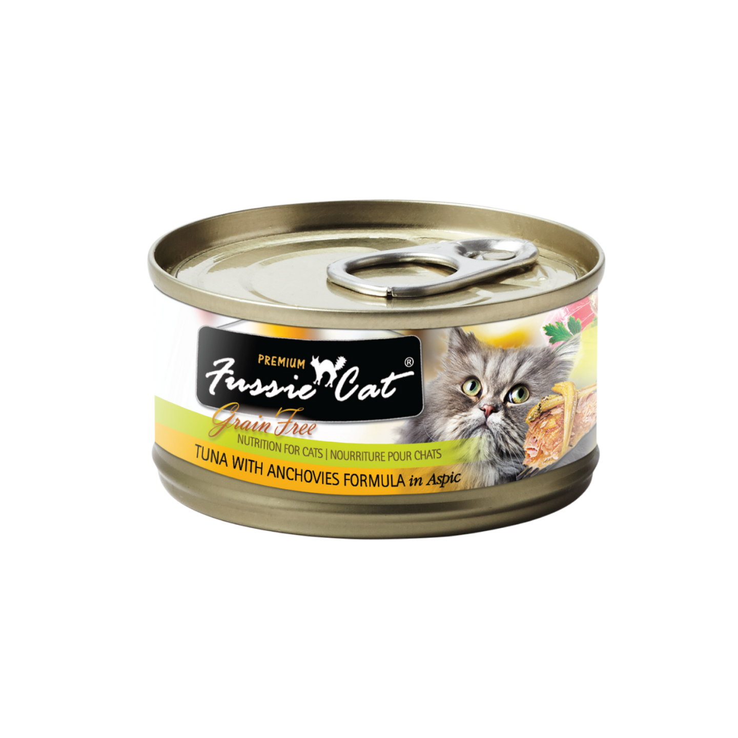 Fussie Cat Black Label Tuna with Anchovies 24 Cans