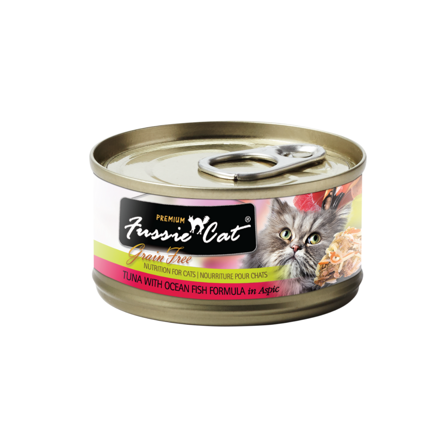 Fussie Cat Black Label Tuna with Ocean Fish 24 Cans