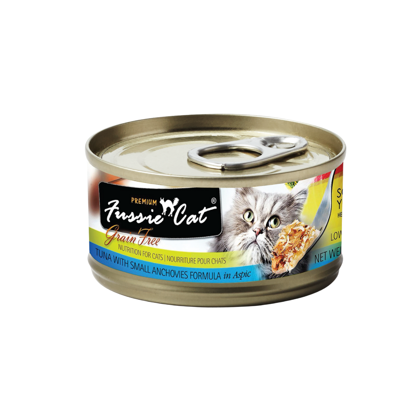 Fussie Cat Black Label Tuna with Small Anchovies 24 Cans