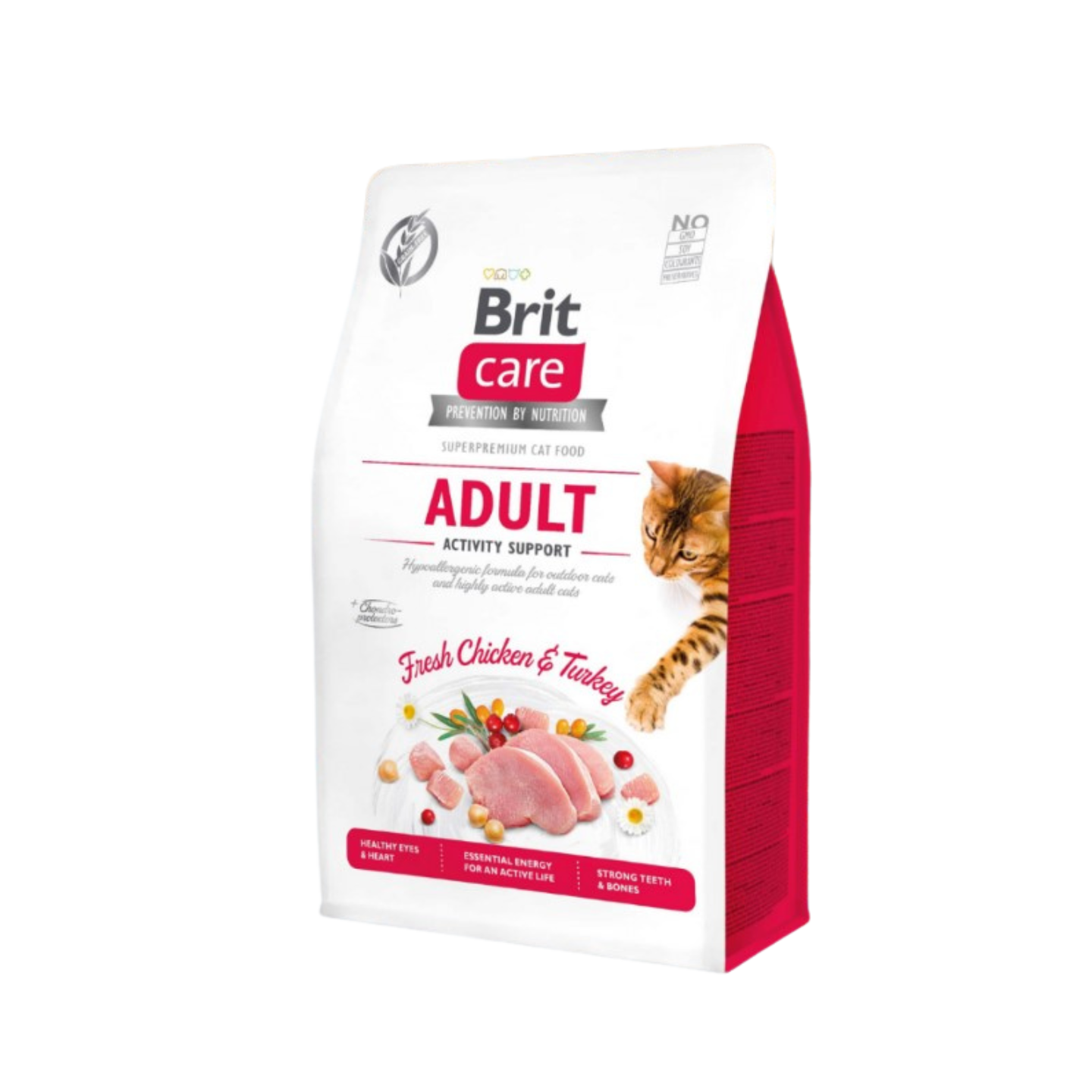 Brit Care Grain-Free Adult Activity Support Dry Cat Food 2kg