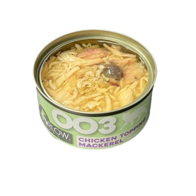 Harlow Blend 003 Chicken Topping Mackerel 80g packaging