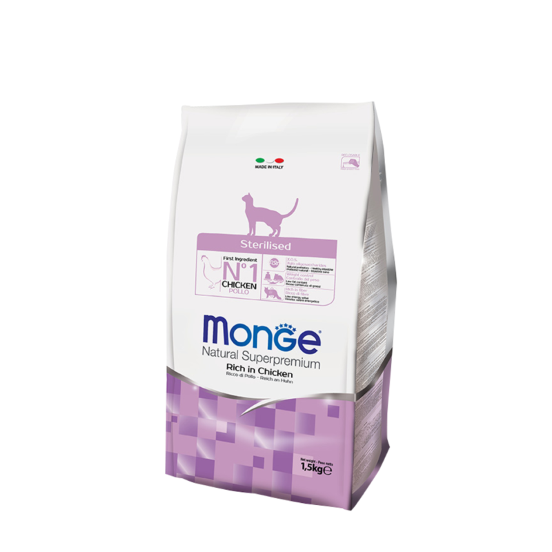 Monge Natural Superpremium Sterilised (1.5kg) bag