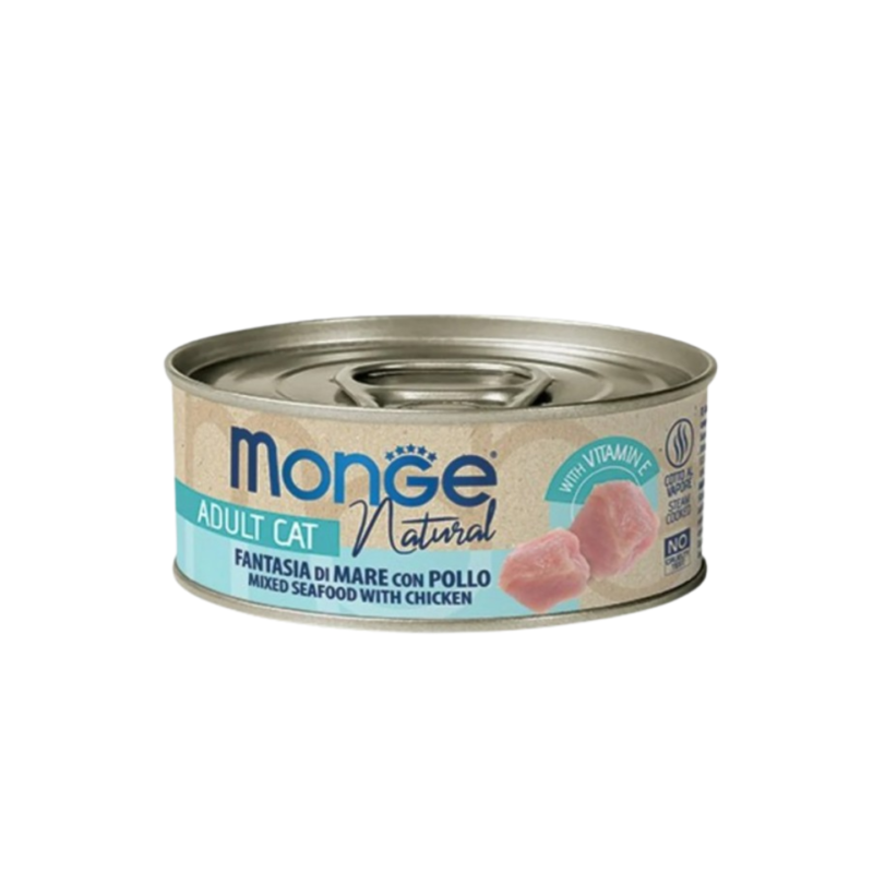 Monge Natural Seafood with Chicken (80g) 24 pack