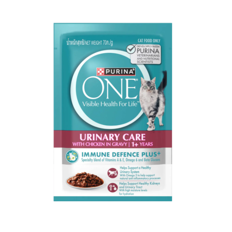 Purina One Urinary Care with Chicken in Gravy 12-Pouch Pack