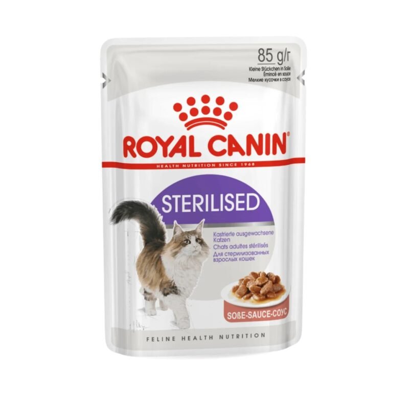 Royal Canin Sterilised pouch packaging