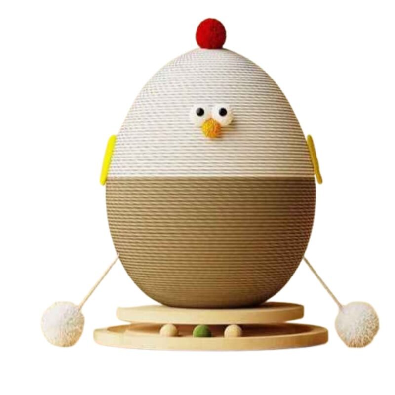 Island Tiki Tales Large Egg Cat Toy & Scratching Post