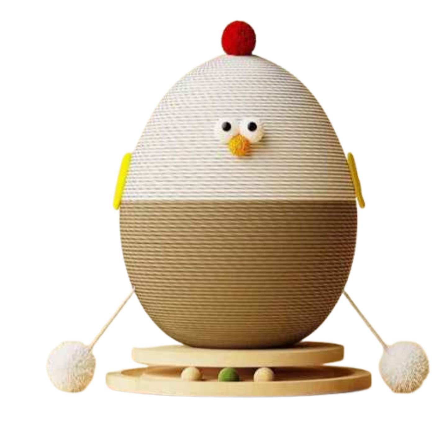 Island Tiki Tales Large Egg Cat Toy & Scratching Post Island Tiki Tales Large Egg Cat Toy & Scratching Post
