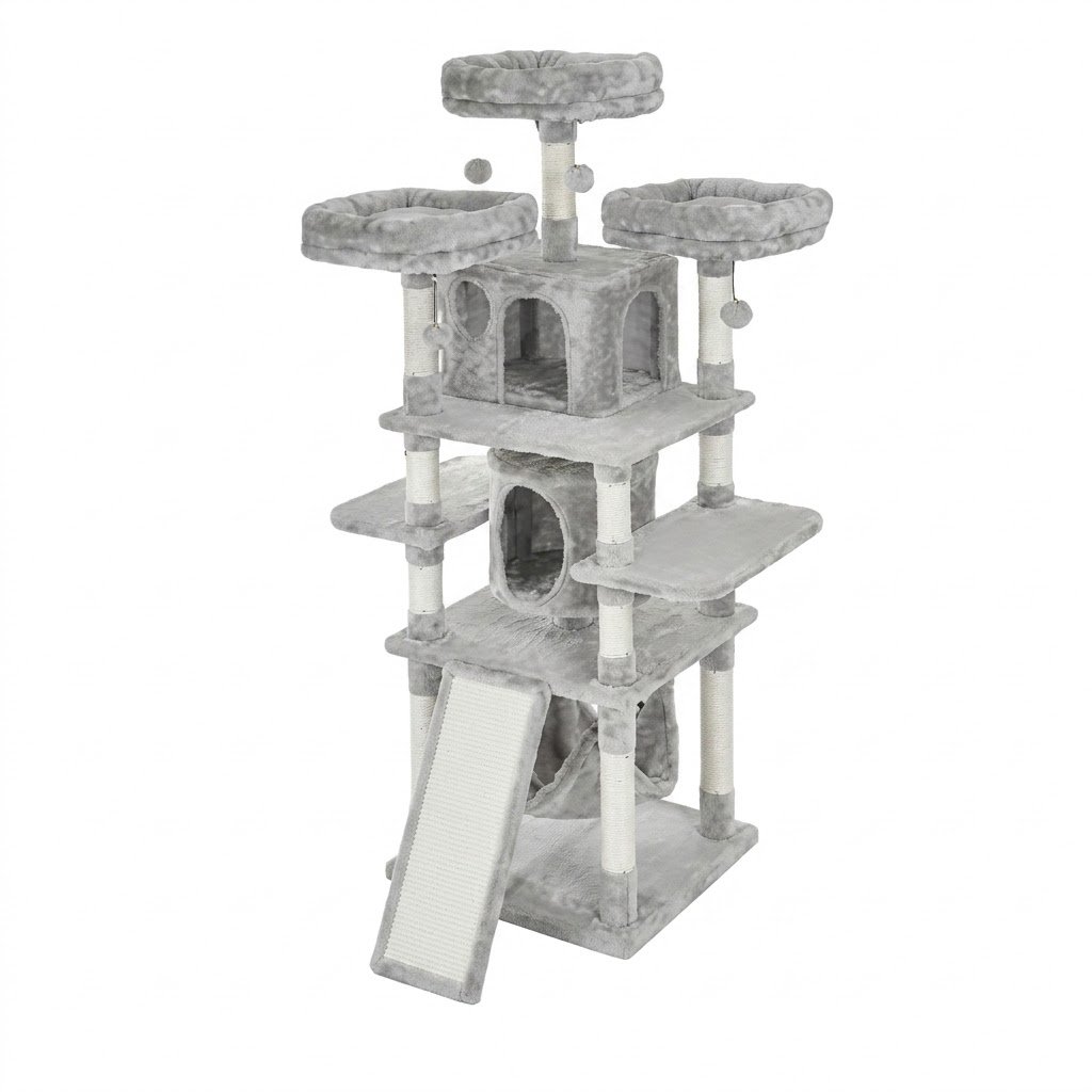 Astra Palace Multi-Level Luxury Cat Tower (171cm) Astra Palace Multi-Level Luxury Cat Tower (171cm)
