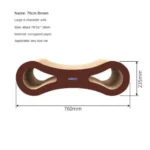 Infinite 8-Shape Large Cat Scratch Board & Lounger (76cm)