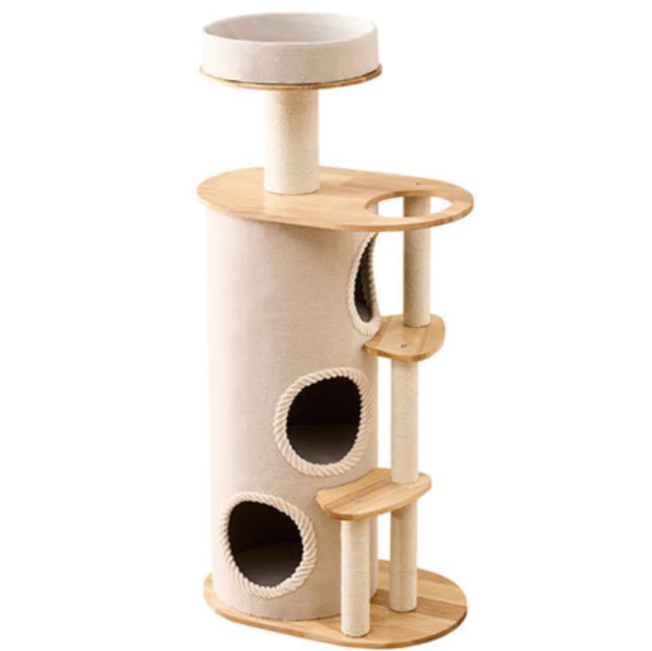 Axis Cat Condo Tower (127cm) solid wood