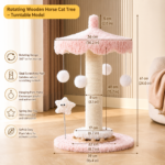 MINOU 1-Tier Cat Tower – 61 cm