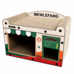 Cat Café Scratch Board Coffee Shop Inspired Cat Sofa and Lounge Bed