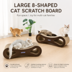 Infinite 8-Shape Large Cat Scratch Board & Lounger (86cm)