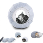 Versa-Sphere felt cat cave