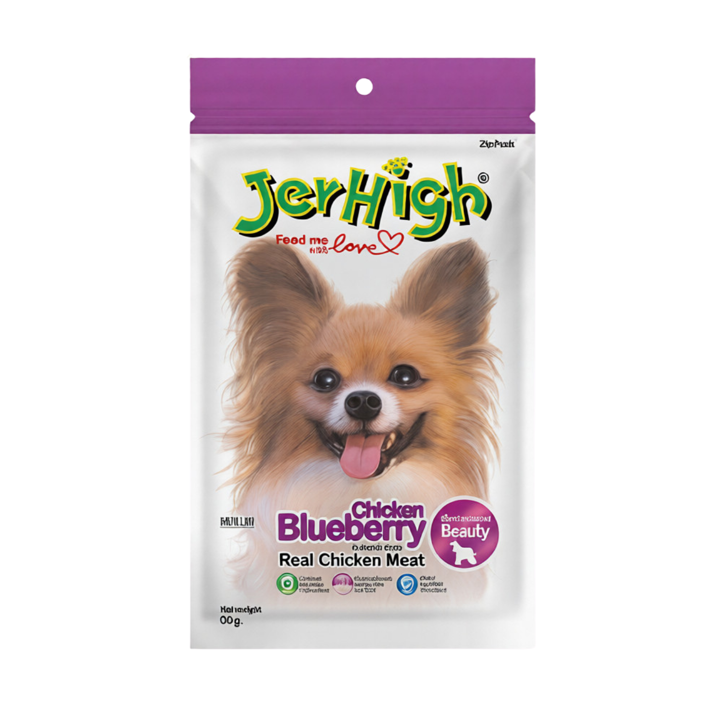 Jerhigh Chicken Blueberry Dog Treats (60g)