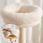 Aura Cozy Loft Solid Wood Cat Tower – 134cm