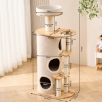 Axis Cat Condo Tower (127cm) solid wood construction