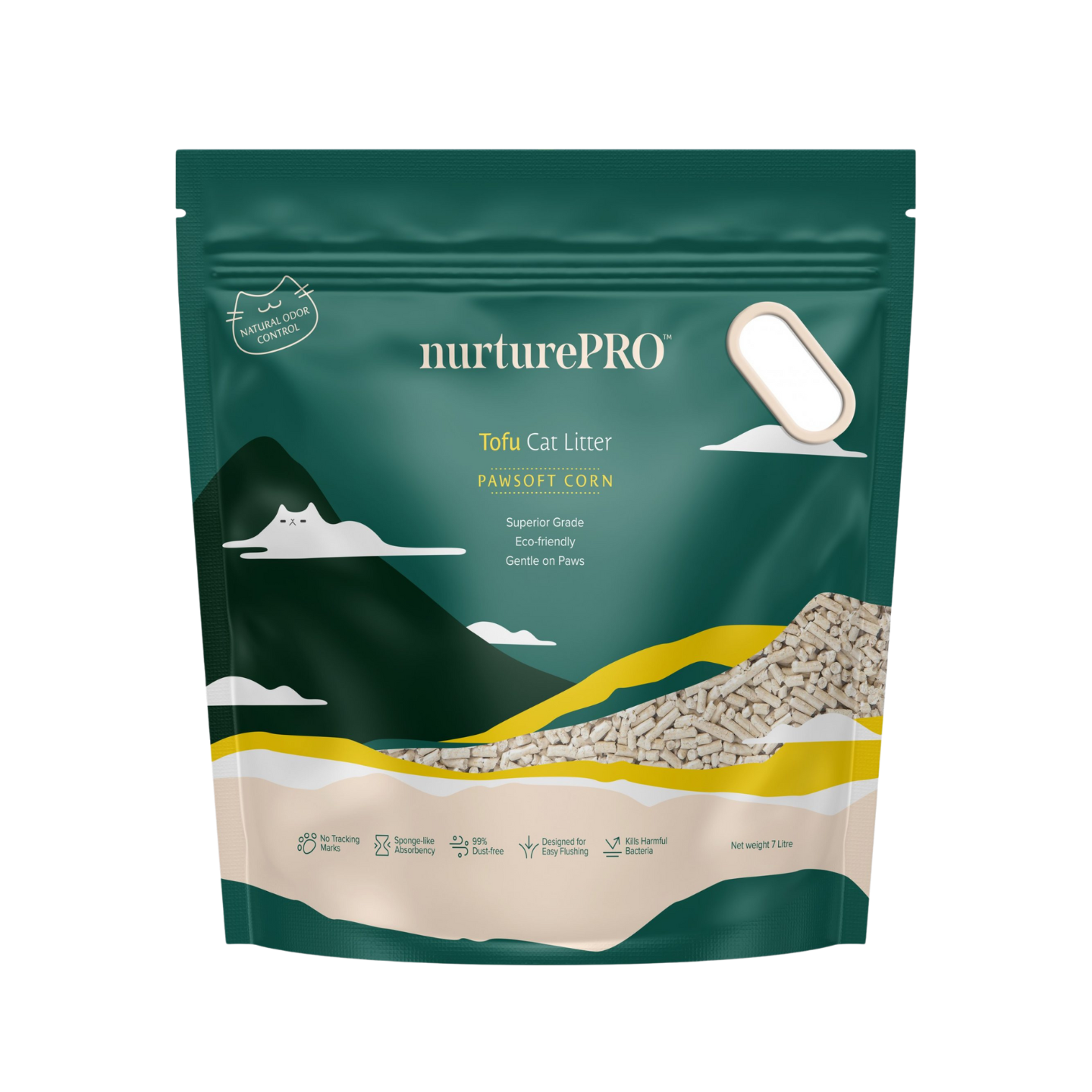 Nurture Pro Tofu Cat Litter Corn (7L) 6 pack