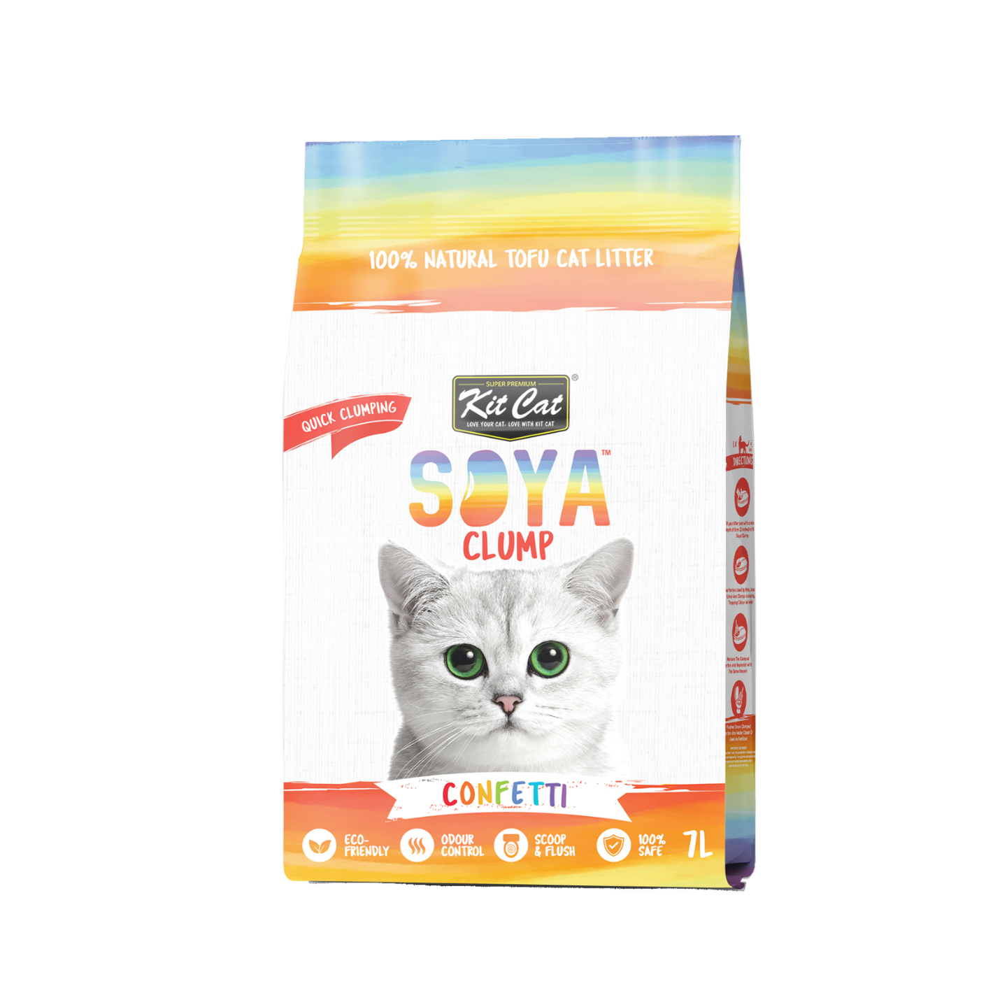 [6 Packs] Kit Cat Soya Clump Confetti 7L