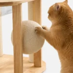 Sierra Stretch & Scratch Cat Tower (139cm) in solid wood