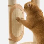 Sierra Stretch & Scratch Cat Tower (139cm) in solid wood