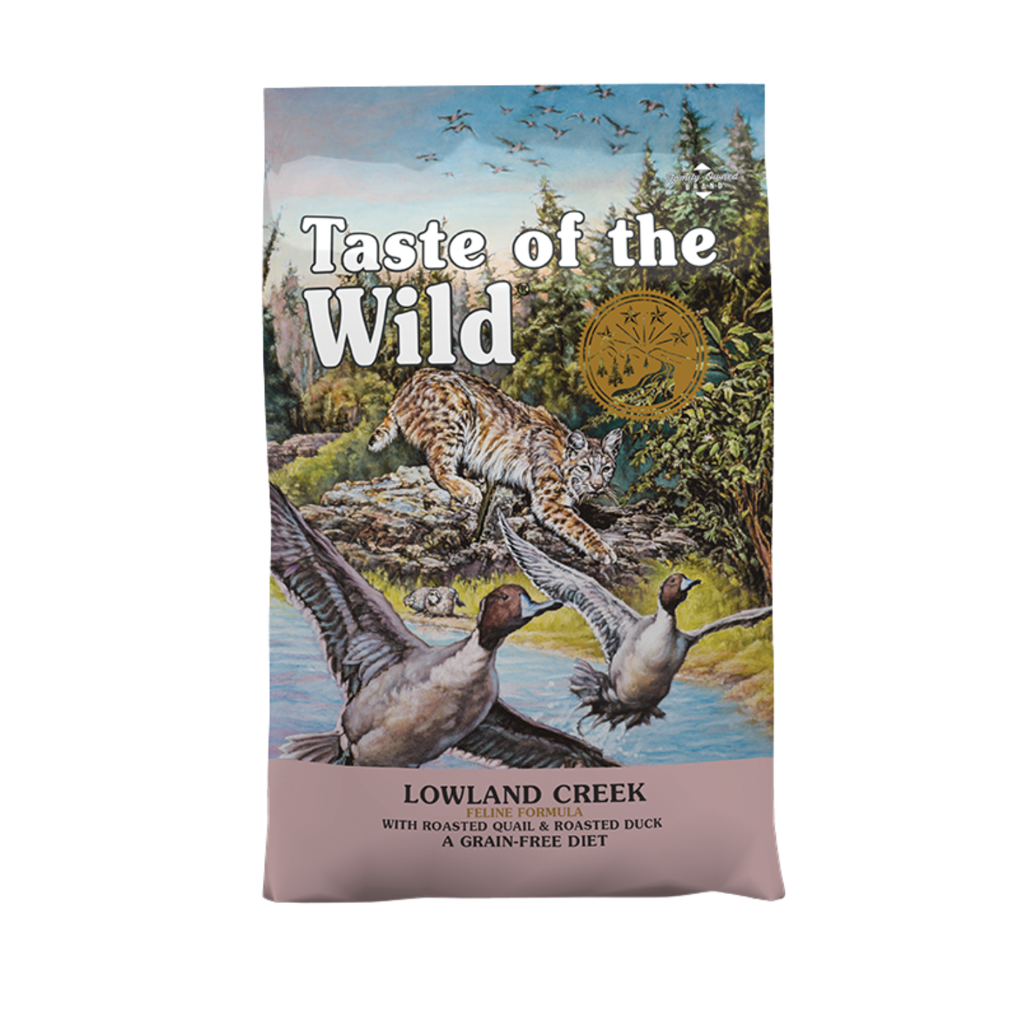 Taste of the Wild Lowland Creek Roasted Quail & Roasted Duck Dry Cat Food 6.6kg bag