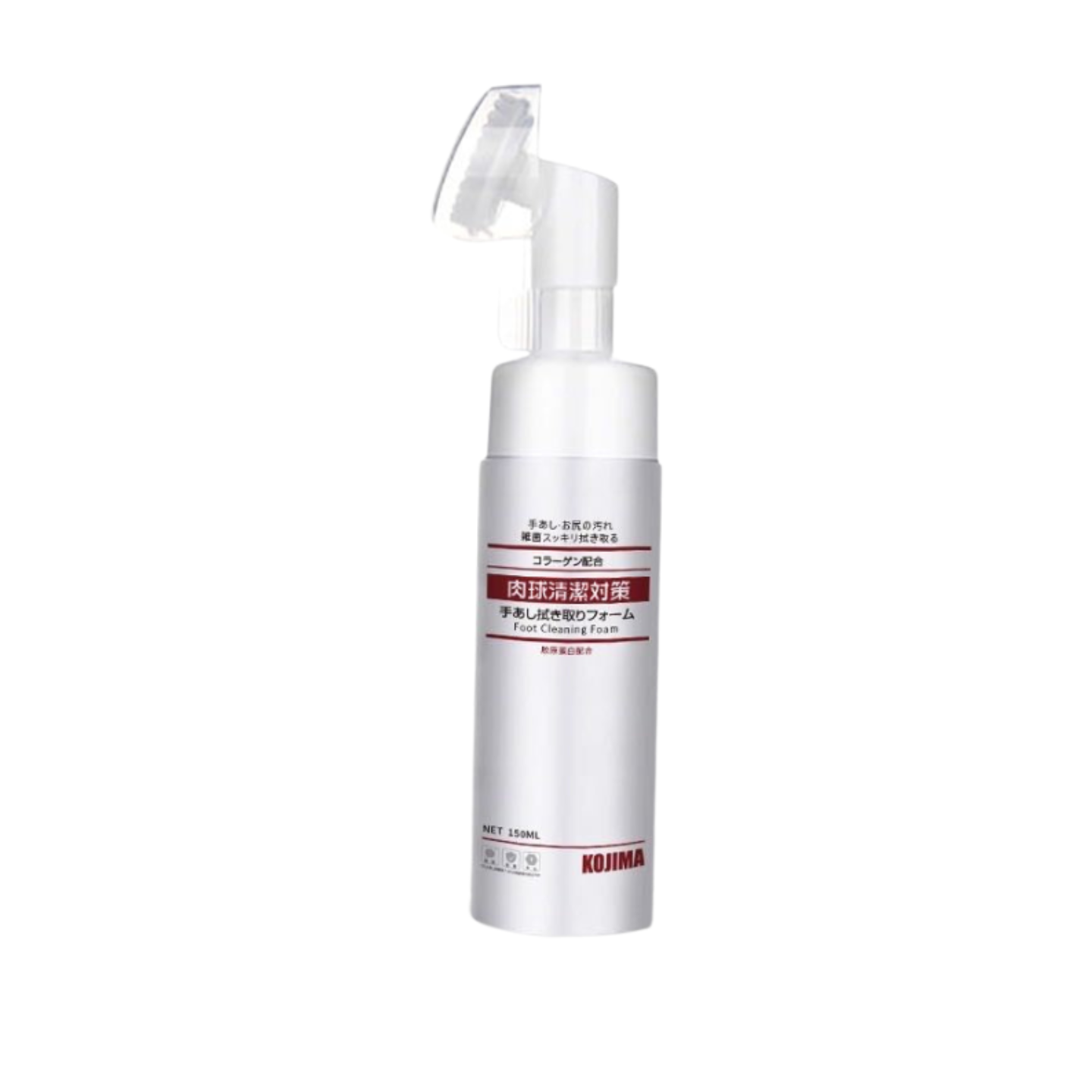 Kojima No-rinse Pet Paw Cleansing Foam 150ml bottle
