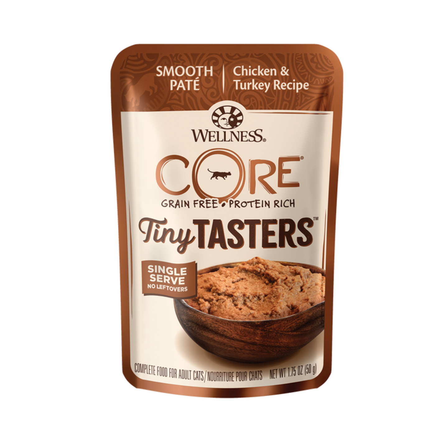 [12 Pouches] Wellness CORE Tiny Tasters Chicken & Turkey Pate (1.75oz)