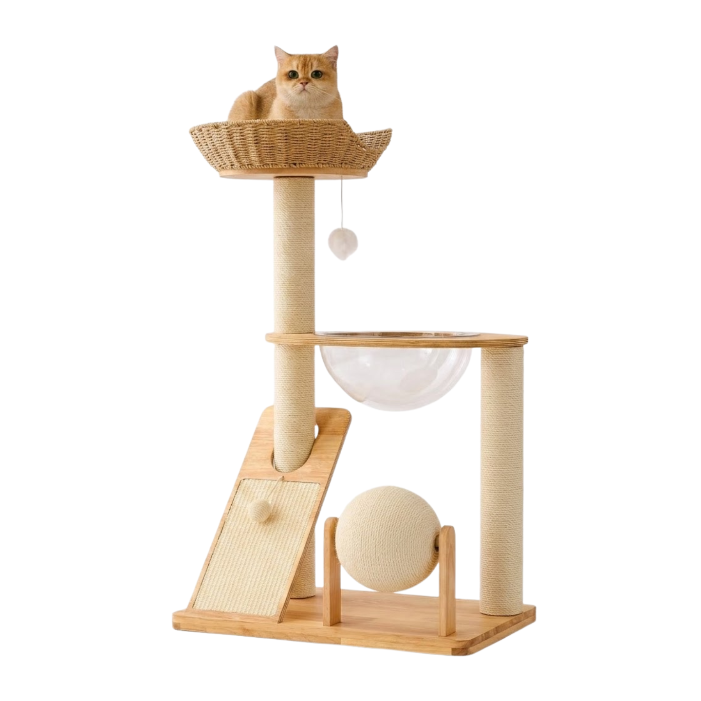 Willow Cat Tower (94cm) solid wood construction Willow Cat Tower (94cm) solid wood construction