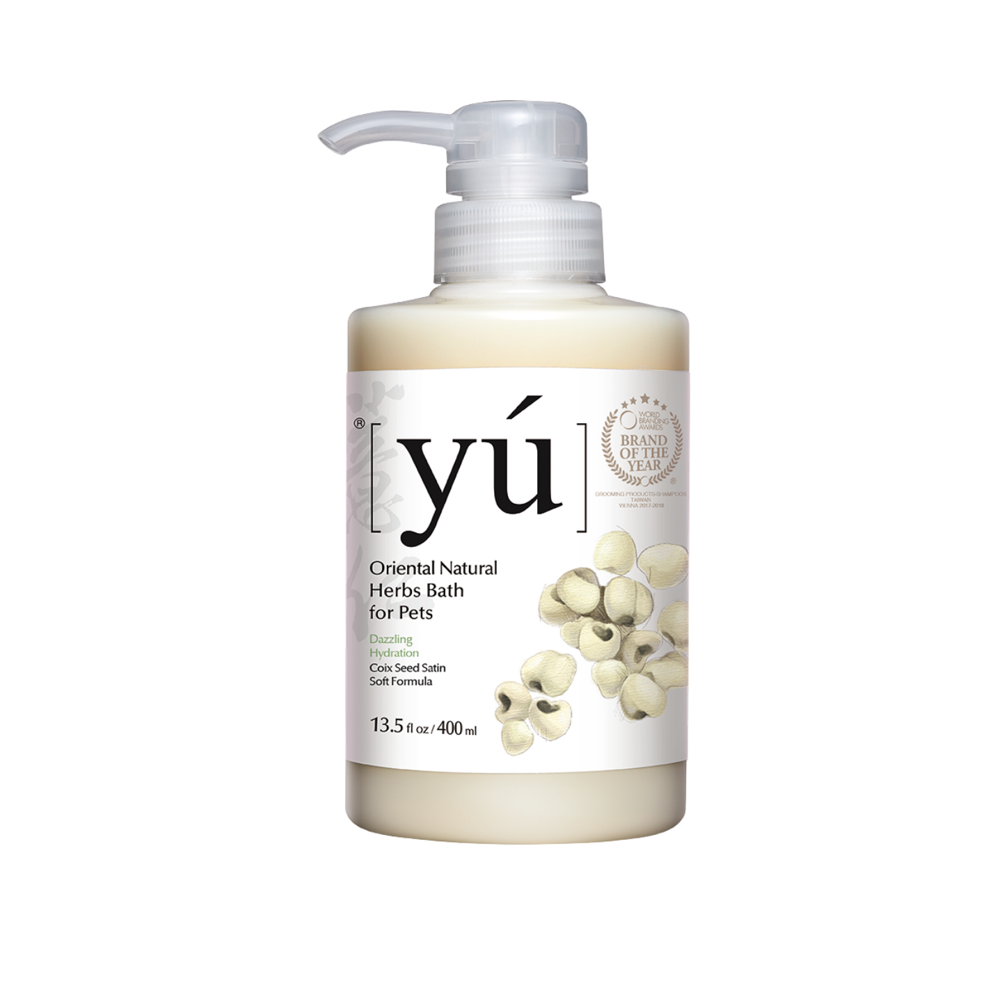 YU Coix Seed Satin Soft Formula Shampoo (400ml)