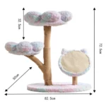 BLOOM 2-Tier Cat Tower – 72.5 cm