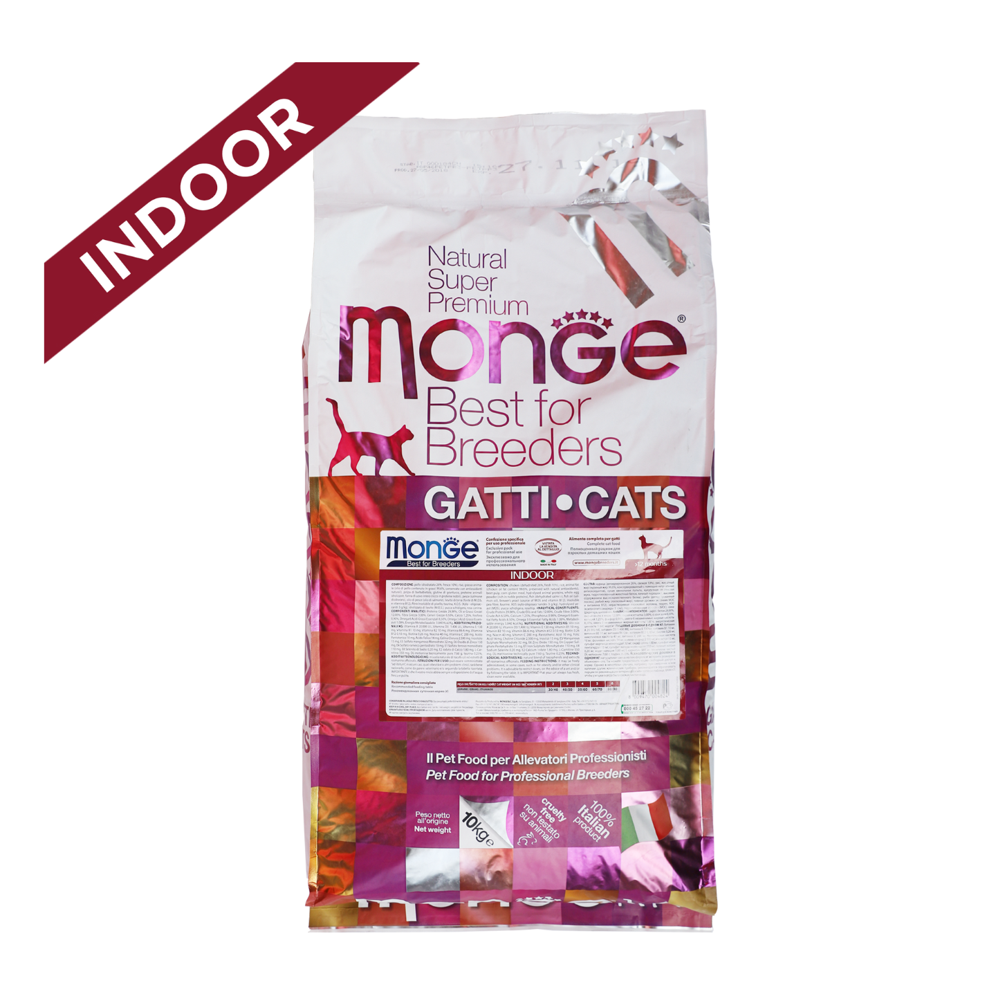 Monge Natural Superpremium Indoor (10kg) bag