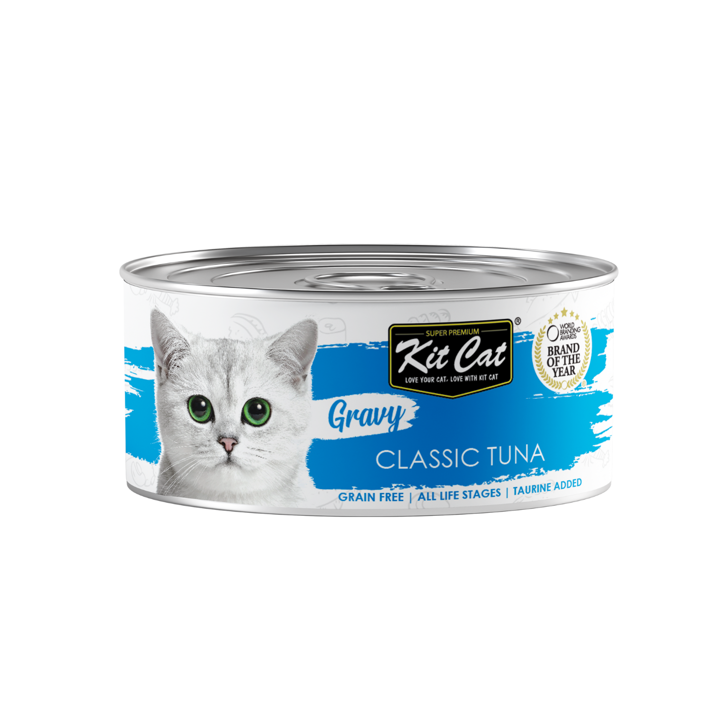 [24 Cans] Kit Cat Gravy Classic Tuna (70g)