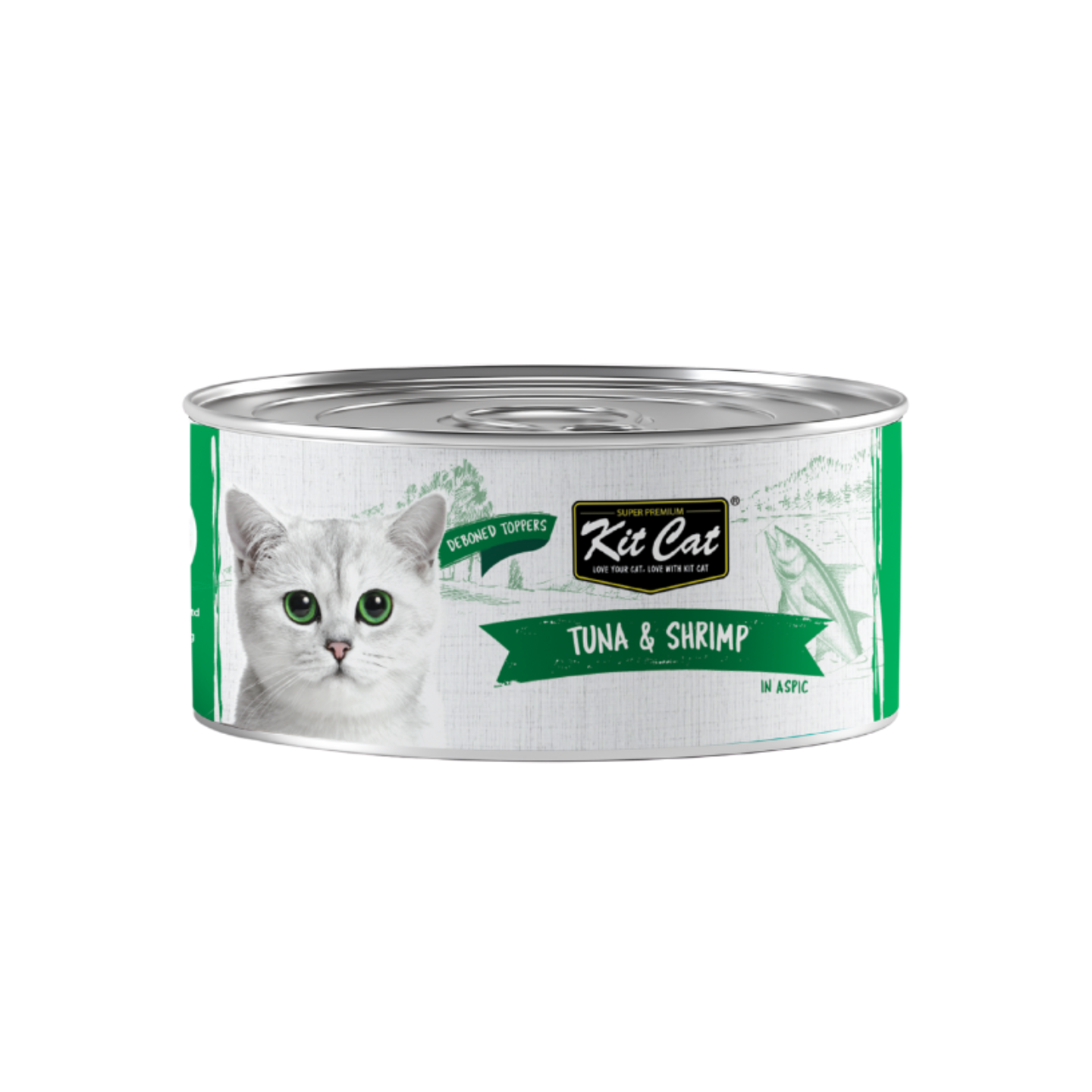 [24 Cans] Kit Cat Deboned Tuna & Shrimp (80g)