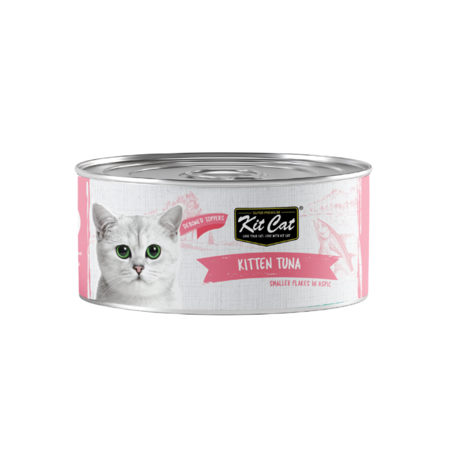 [24 Cans] Kit Cat Deboned Kitten Tuna (80g)