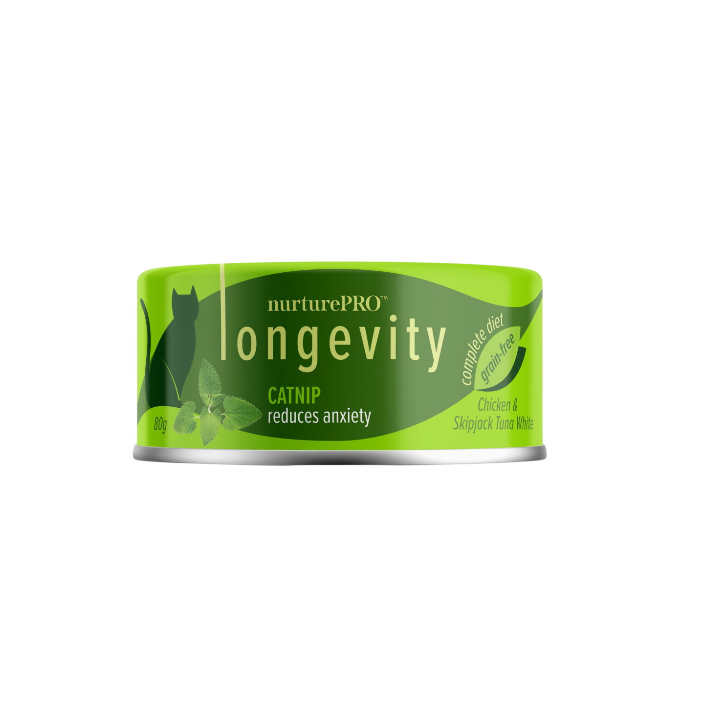 Nurture Pro Longevity Chicken & Skipjack Tuna with Catnip (80g) 24 pack